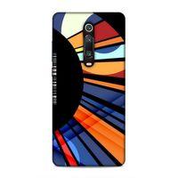 Xiaomi Mi 9T Uyumlu Kılıf Insomnia (3) Kapak Siyah Turuncu