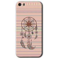 iPhone 5 Kılıf HD Desen Baskılı Arka Kapak - Mandala Retro