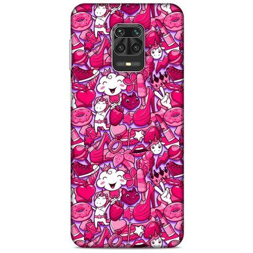 Graffitix (5) Desenli Silikon Kapak Xiaomi Redmi Note 9 Pro Kılıf