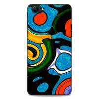 Lopard Oppo A79 Uyumlu Kılıf Soyut Sanat (24) Desenli Darbe Emici Kılıf