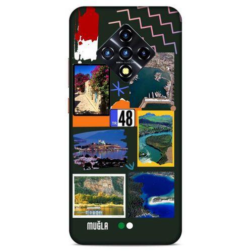 Lopard İnfinix Zero 8 Uyumlu Kılıf Şehirli ※ (48) Muğla Bumper Kılıf