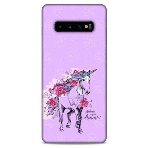 Animax Boynuzlu At Samsung Galaxy S10 Plus Kılıf Desenli Silikon