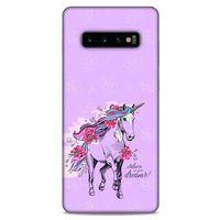 Animax Boynuzlu At Samsung Galaxy S10 Plus Kılıf Desenli Silikon