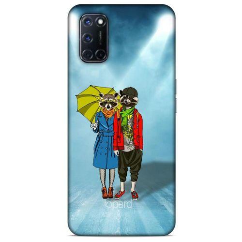 Oppo A52 Kılıf FunnyMaX (47) Crystal Flex Kılıf Cam Göbeği