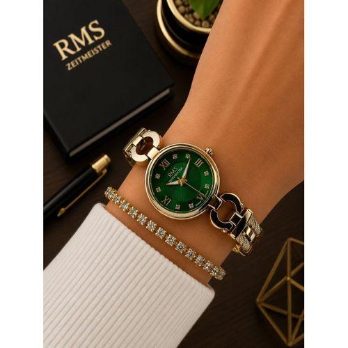 RMS Romanson Premium Seri Özel Tasarım Kordon 2 Yıl Garantili 3Atm Kadın Kol Saati+Bileklik A2234.29