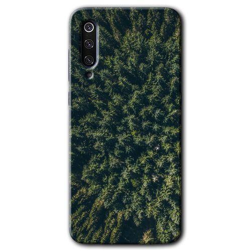 Potkal Hediye Fabrikası Xiaomi Mi 9 SE Kılıf HD Desen Baskılı Arka Kapak - Çam Ağacı Ormanı