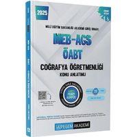 2025 MEB AGS ÖABT Coğrafya Öğretmenliği Konu Anlatımlı Pegem Yayınları