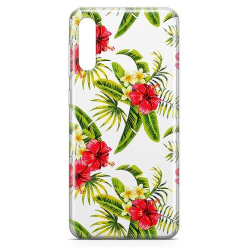 Samsung Galaxy A70 Kılıf Bodrum Çiçekleri Arka Kapak Koruma Desenli Full Koruyucu