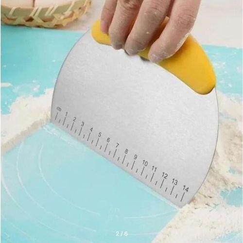 Zhlhome Paslanmaz Çelik Hamur Kesme ve Şekillendirme Spatulası