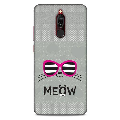 Lopard Xiaomi Redmi 8 Uyumlu Kılıf Kediler (15) Antişok Kılıf Meow Cat