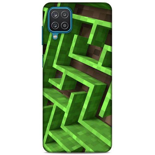 Lopard Samsung Galaxy A12 Uyumlu Kılıf PiXel (6) Silikon Kılıf Craft