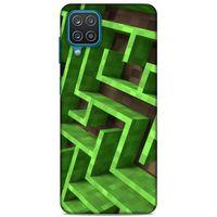 Lopard Samsung Galaxy A12 Uyumlu Kılıf PiXel (6) Silikon Kılıf Craft