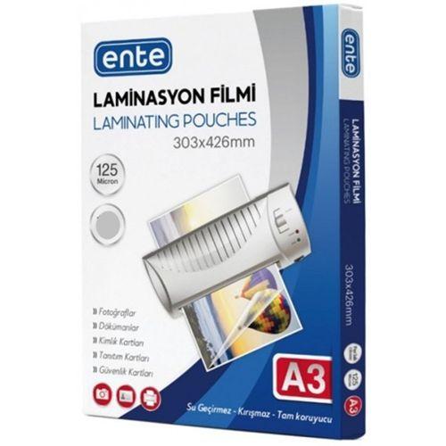 Ente Laminasyon Film A3 125Mic 100Lü