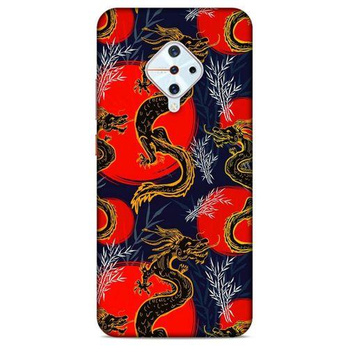 İnfinix Zero 8 Kılıf Dragons (30) Silicone Case Ejderha Cizimi