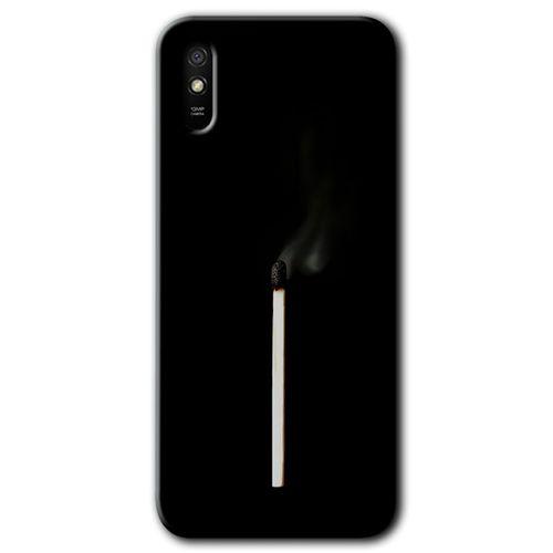 Redmi 9A Kılıf HD Desen Baskılı Arka Kapak - Sönmüş Kibrit + Kırılmaz Cam