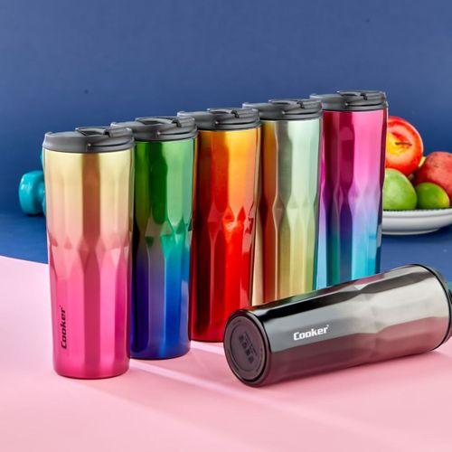 500 ml Paslanmaz Çelik Termos Bardak - Sızdırmaz Kapak, Kaydırmaz Taban