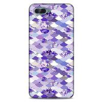 Oppo Rx17 Neo Kılıf Pastel Renkler (15) Antişok Kılıf Mor Beyaz