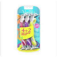 Gillette Venus 3 Renkli Kullan At Tıraş Bıçağı 6'lı