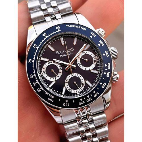 Ferrucci 2 Yıl Garantili Çelik Kordon İç Kadran Özellikleri Aktif 3 Atm Erkek Kol Saati EF.03648.2