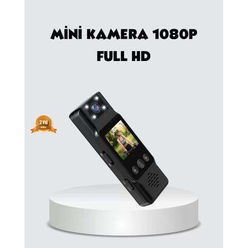 180 Derece Dönebilen Mini Kamera Full Hd Tft Ekran Hareket Sensörlü