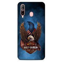 Samsung Galaxy A60 Uyumlu Kılıf Motorsiklet (2) Kabı Harley Davidson