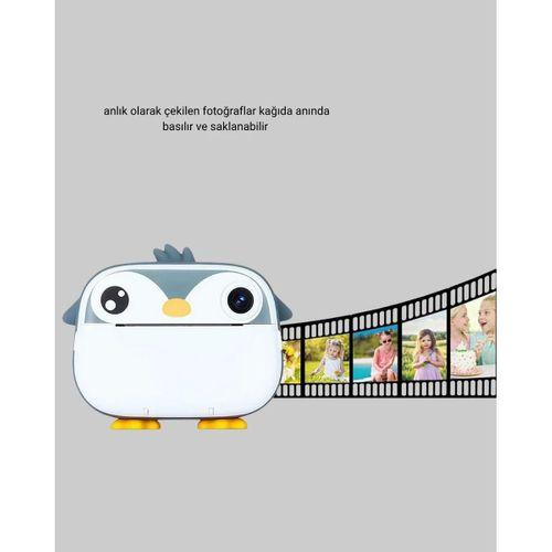 Termal Baskı Çocuk Kamerası Hd Çekim Usb Şarjlı Eğitici Oyuncak