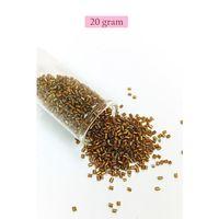 Kesme Cam Boncuk 2mm - 20 Gram - Koyu Kahverengi -BNC324