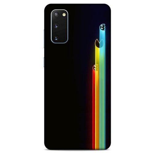 Retro (29) Desen Arka Koruma Kılıfı Renkli Samsung Galaxy S20 Kılıf