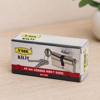 68 mm Hibrit Silindir Barel - Nikel Saten, 3 Anahtar