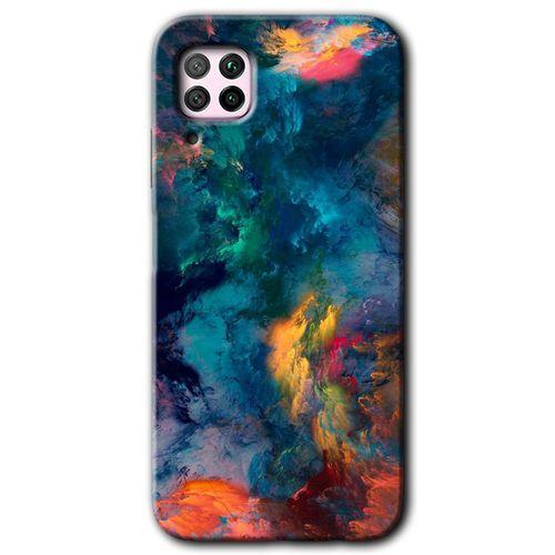 MRCİLETİSİM Huawei P40 Lite Kılıf Baskılı Kapak - Valhalla +Tam Ekran Koruyucu