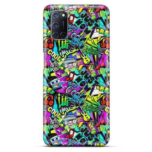 Graffitix (9) Desenli Silikon Kapak Alcatel 3x 2020 Kılıf