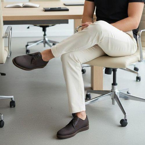 Conteyner 232 Kahverengi lazer işleme Günlük Casual Ayakkabı