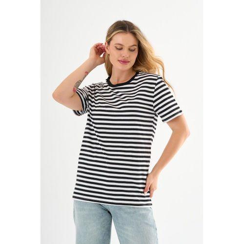 ALEXANDERGARDI Bisiklet Yaka Çizgili Kısa Kol T-shirt