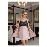 Pudra Kadife Sabahlık & Gecelik Takım 2' Li - 1430