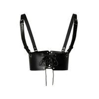 Siyah Kadın Kemer Bağcıklı Korse Bel Aksesuarı - Brf1429
