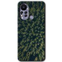 İnfinix Hot 11s Kılıf HD Desen Baskılı Arka Kapak - Çam Ağacı Ormanı