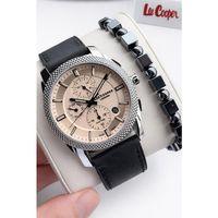 Lee Cooper Erkek Kol Saati 50 Mt Suya Dayanıklı Deri Kordon Bileklik Hediyeli VS.BLKT.0918