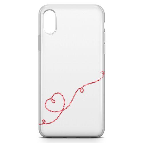 Apple iPhone XS Kılıf Şeker Kalp Arka Kapak Koruma Desenli Full Koruyucu