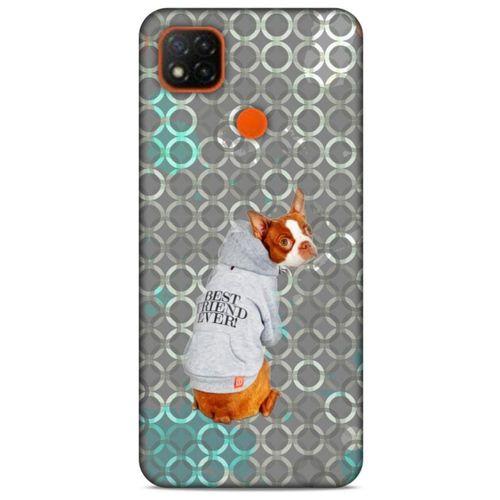 Xiaomi Redmi 9C Kılıf Köpek Kıyafetleri (44) Tough Armor Kılıf Boston Terrier Eşofman
