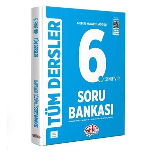 Editör 6.Sınıf Tüm Dersler Soru Bankası