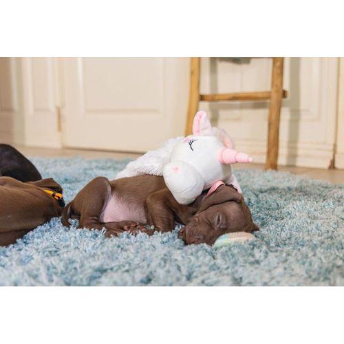 Beeztees Yavru Köpek Oyuncağı, Unicorn, Peluş, Beyaz, 49x10x14cm