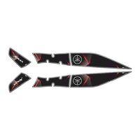 YAMAHA Yamaha Xmax 2018 - 2022 Uyumlu Yan Ayak Pad 002