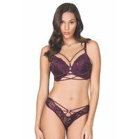 Biye Şeritli Silikonlu Sütyen Takım Kadın 5025