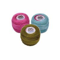 3 Adet Kaplan Etamin Ve Kanaviçe İpi 8 No Kod/Renk: 603 - 943 - 582 - Ryl