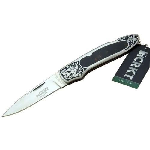 Cr 0128 Khv Kamp Çakı 18 Cm - Metal Desenli Sap, Kılıflı, Kutulu