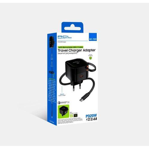 20w Seyahat Şarj Adaptörü Typce Girişli 3.4a