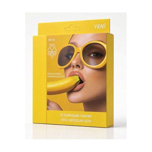 Muz Aromalı Yenilebilir İç Çamaşırı Takımı