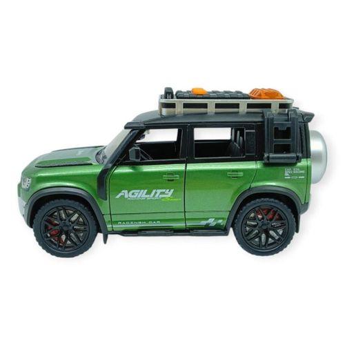 Sesli Işıklı Off- Road Araba 17 cm - D700-07 - Yeşil