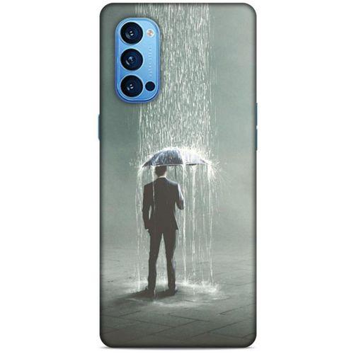 Oppo Reno 4 Pro Kılıf Depresyon (49) Ultra Silikon Kılıf Sarı Yeşil