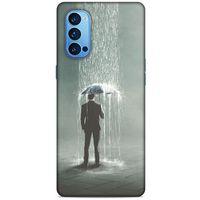 Oppo Reno 4 Pro Kılıf Depresyon (49) Ultra Silikon Kılıf Sarı Yeşil